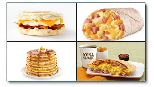 Automate Breakfast, Lunch and dinner menu changes