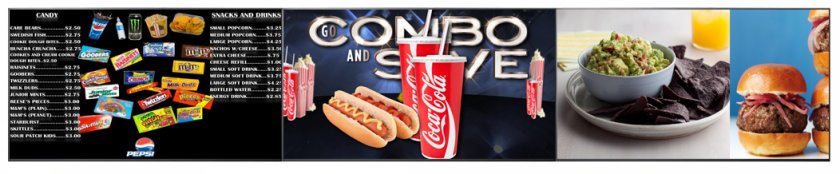 Movie Theater Menu Boards