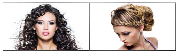 Salon and Spa LCD dual screen poster solution