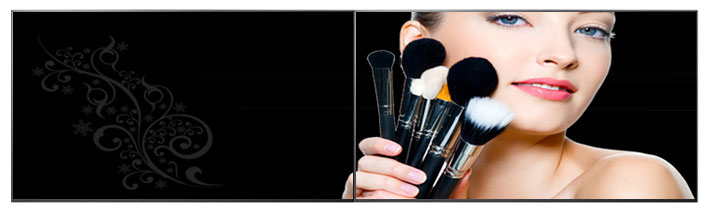 Salon and Spa LCD dual screen poster solution