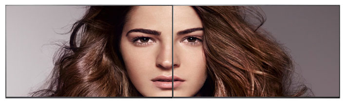 Salon and Spa LCD dual screen poster solution